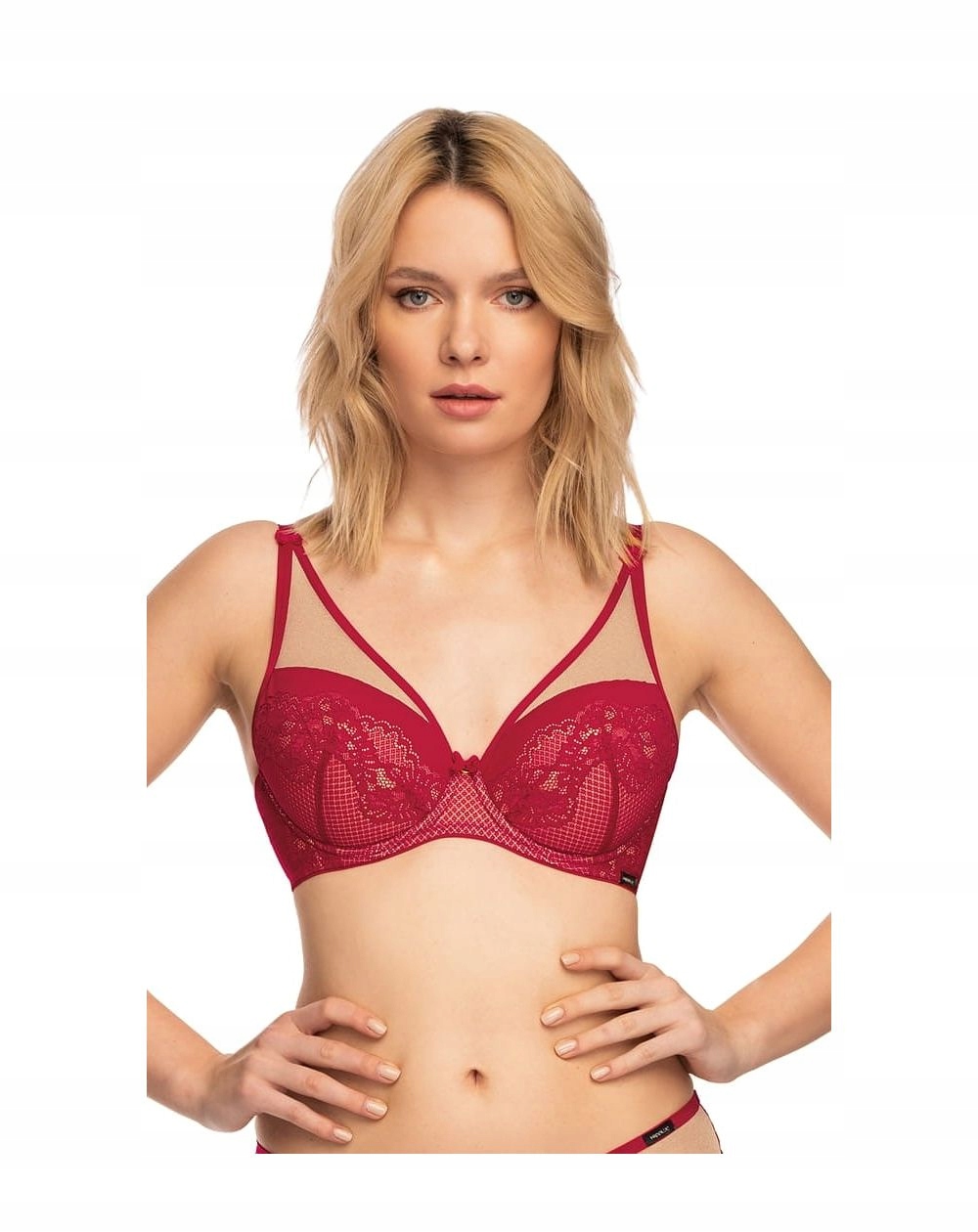 Nipplex Mefemi Podprsenka 80D Casilda Push-up Červená