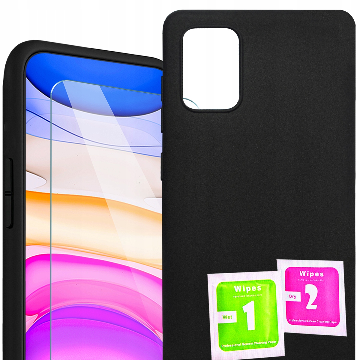 

Etui Case Matt Szkło 9H do Samsung Galaxy A51