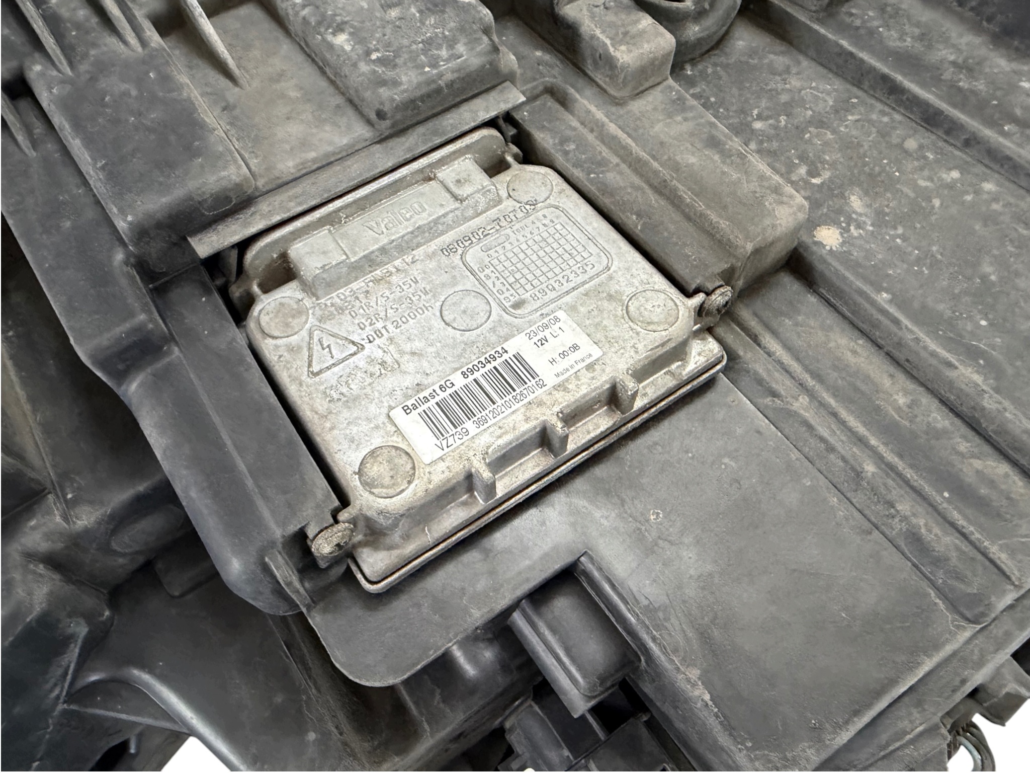 light left front XENON CITROEN C5 III X7 EUROPA 9684845880