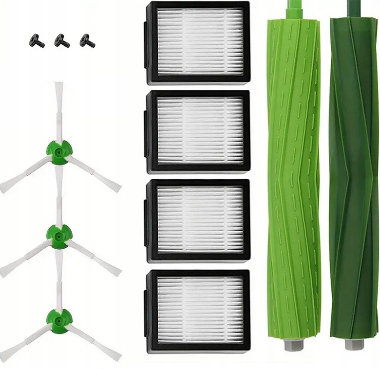 ZESTAW SZCZOTKI FILTRY DO IROBOT ROOMBA e4 e5 e6 e7 i3 i4 i5 i6 i7 i8 j7