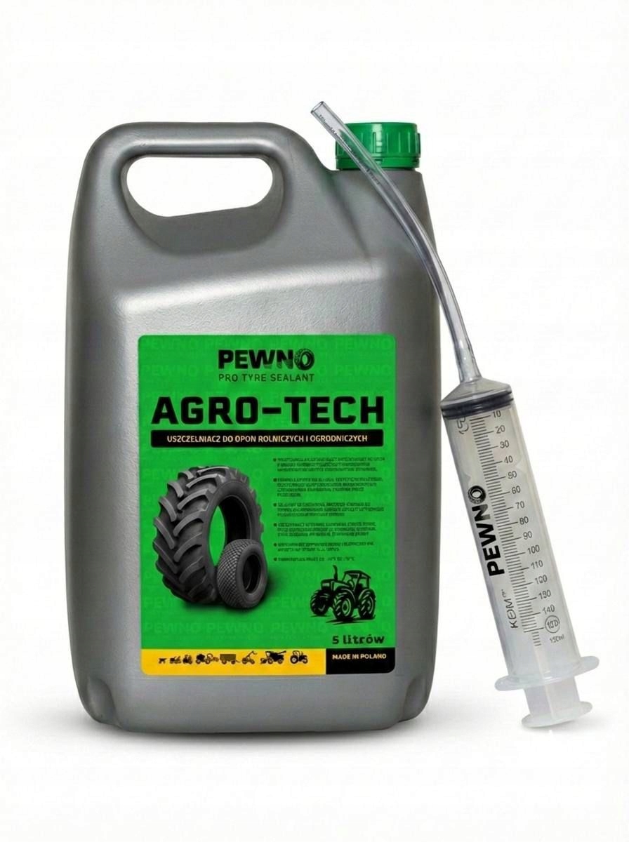 Polski Uszczelniacz Do Opon Rolniczych I Ogrod Agro-tech 5L Pewno Aplikator