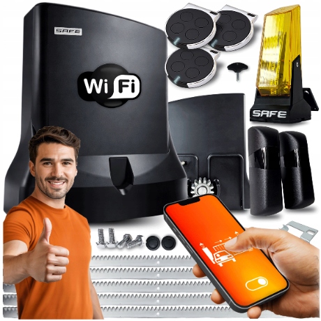 Set Pohon Pro Posuvnou Bránu lampa pohonu ovladače 800 kg Wifi Tuya