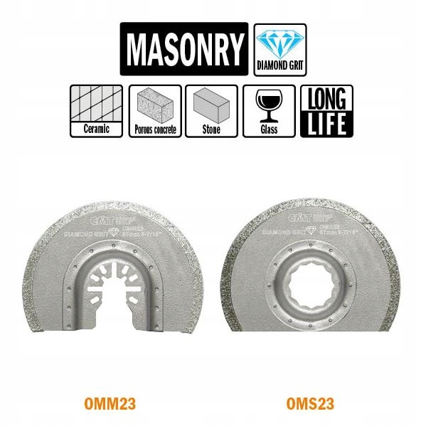 Cmt OMS23 Pilový List W=87 K=1,6 1 Ks, úchyt pro Fein a Festool