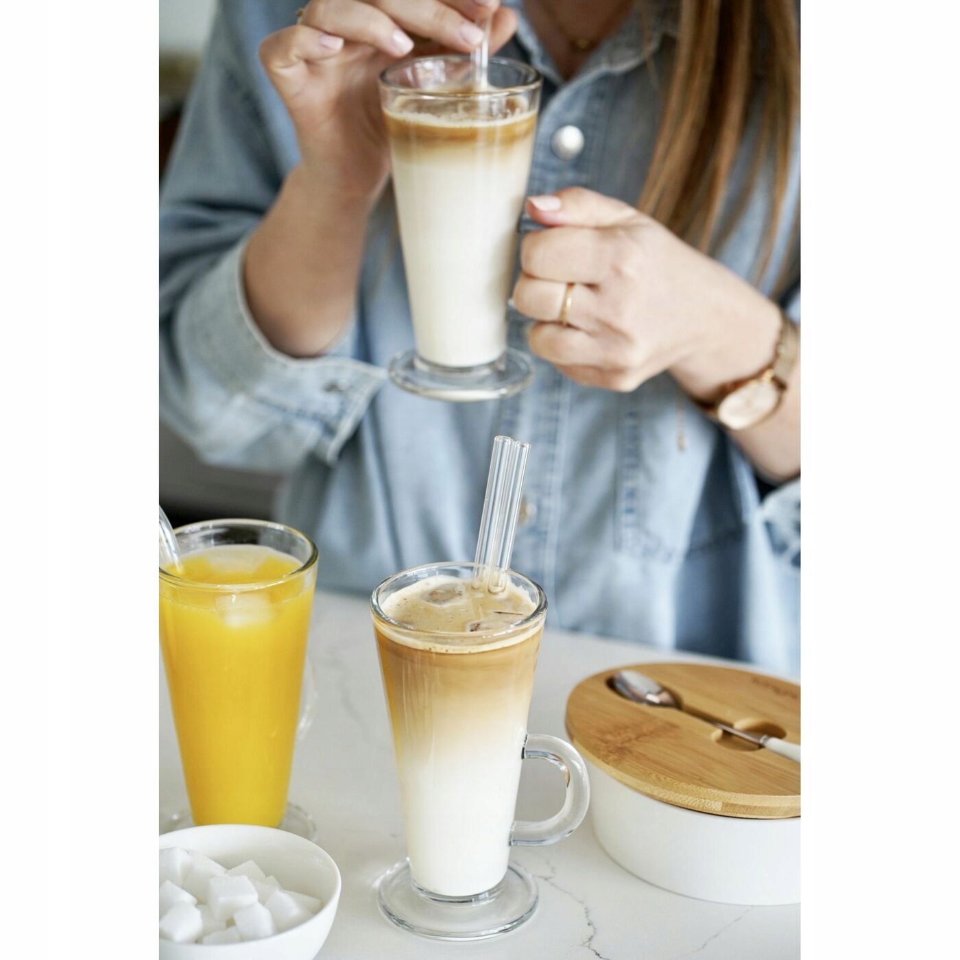 Zestaw 6 szklanek do kawy Caffe Latte 250 ml Tadar Marka Tadar