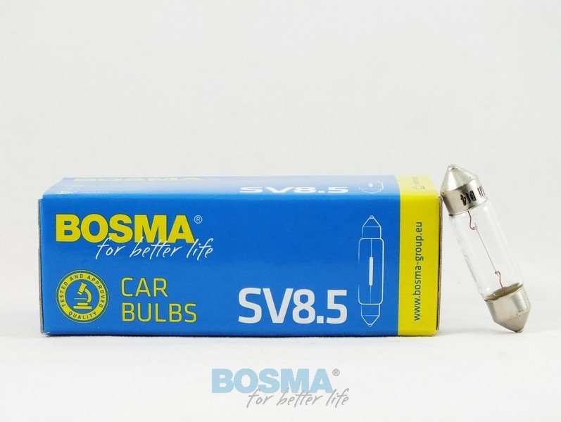 

ŻAR.12V 5W Rurka 10X36 BOSMA-1680 -10SZT
