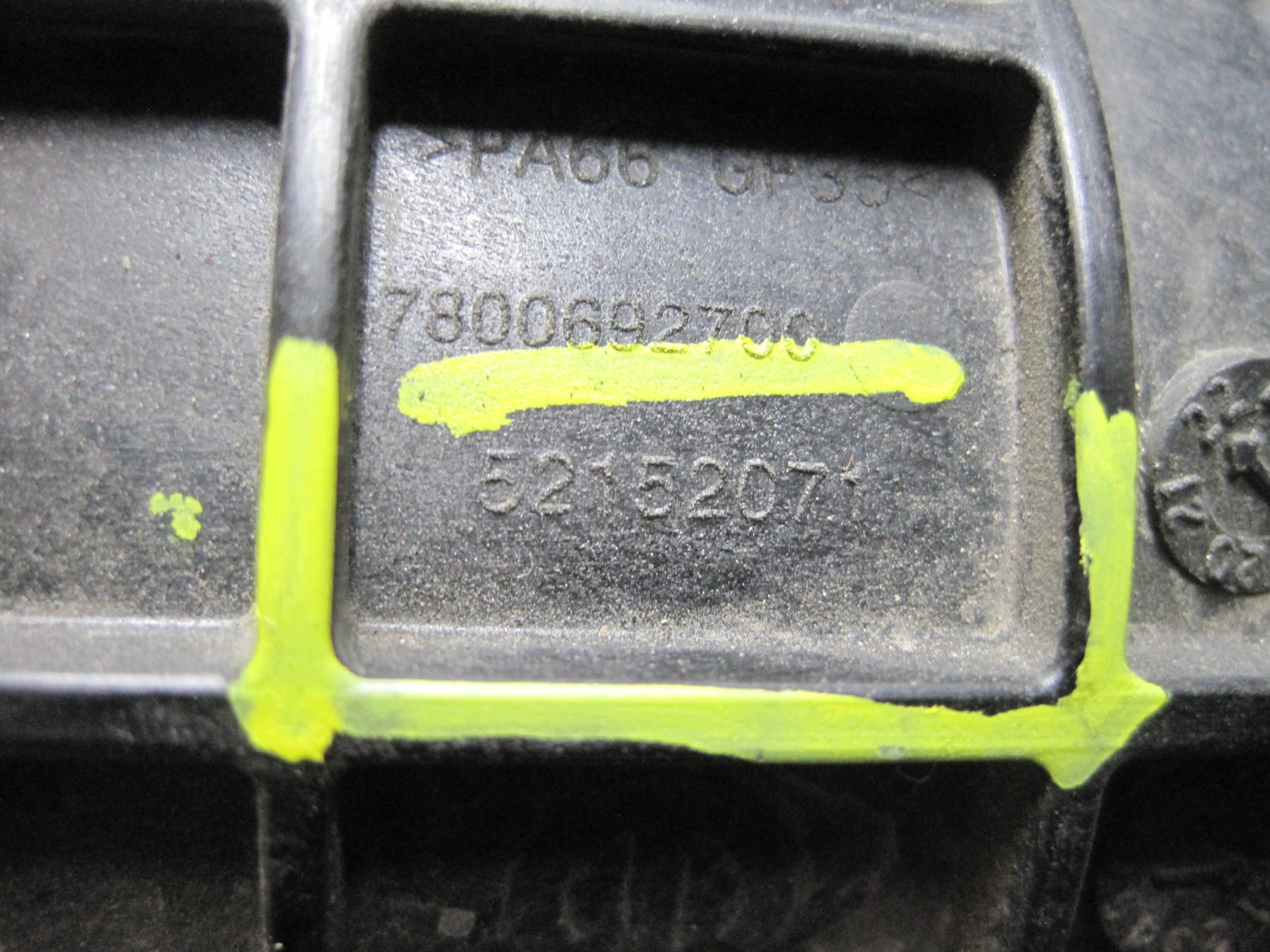 hose pipe FIAT 52152071 7800692700