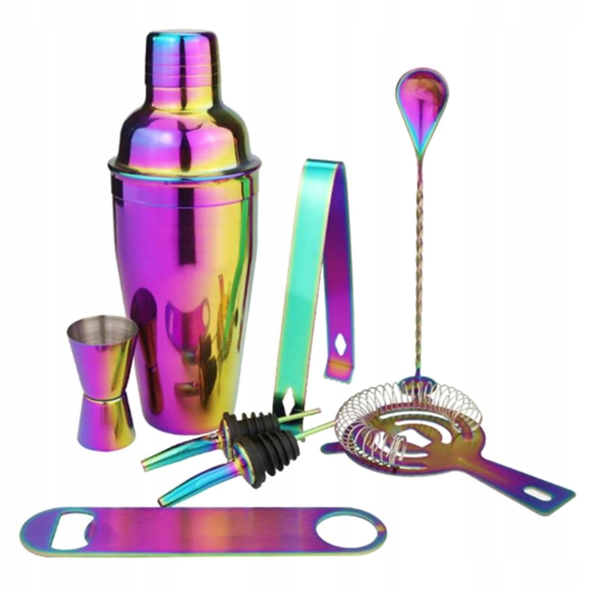 Zestaw barmana 8 elementów drink bar -grawer Waga produktu z opakowaniem jednostkowym 0.15 kg