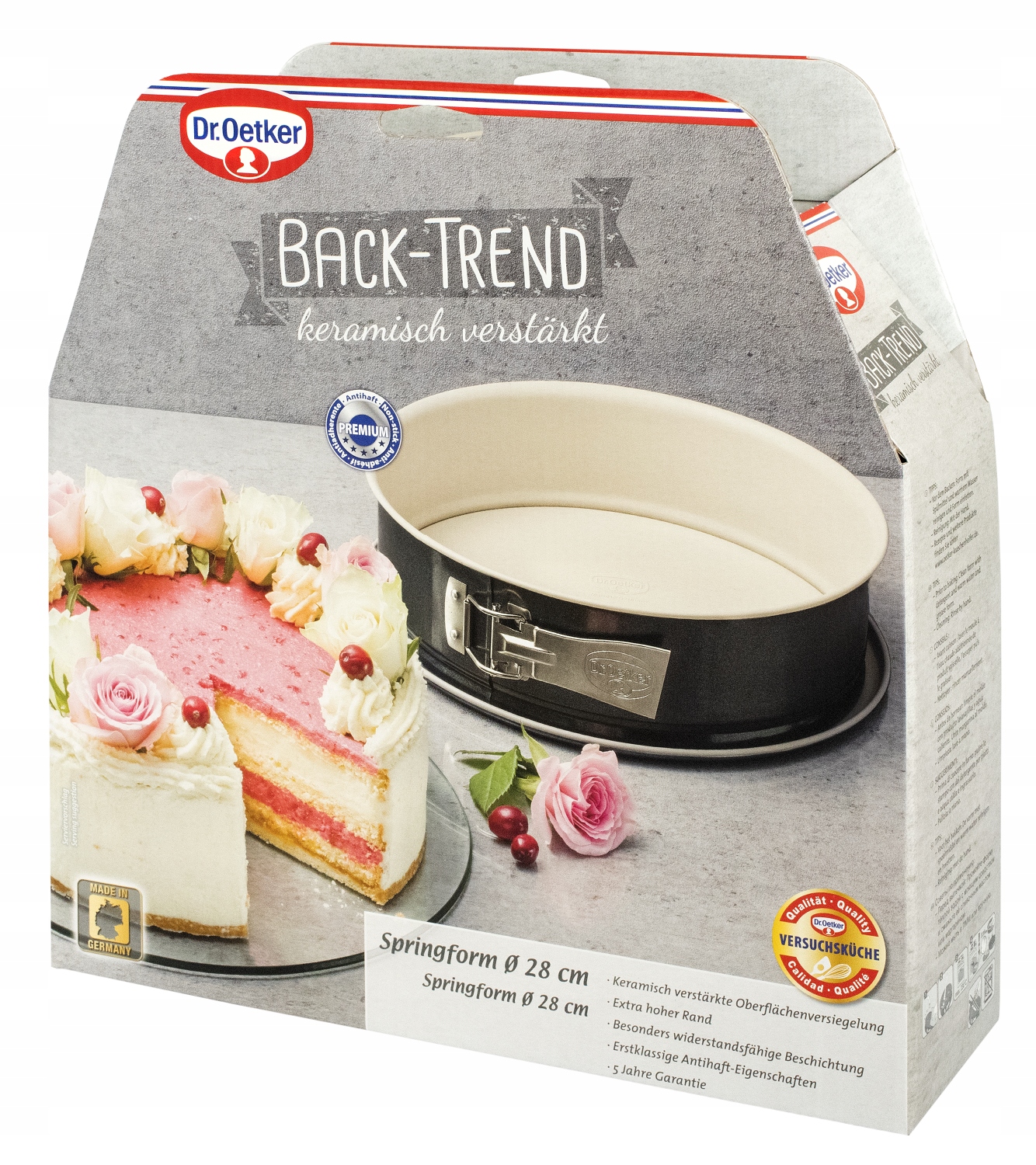 

Dr. Oetker Tortownica forma blacha do pieczenia 28