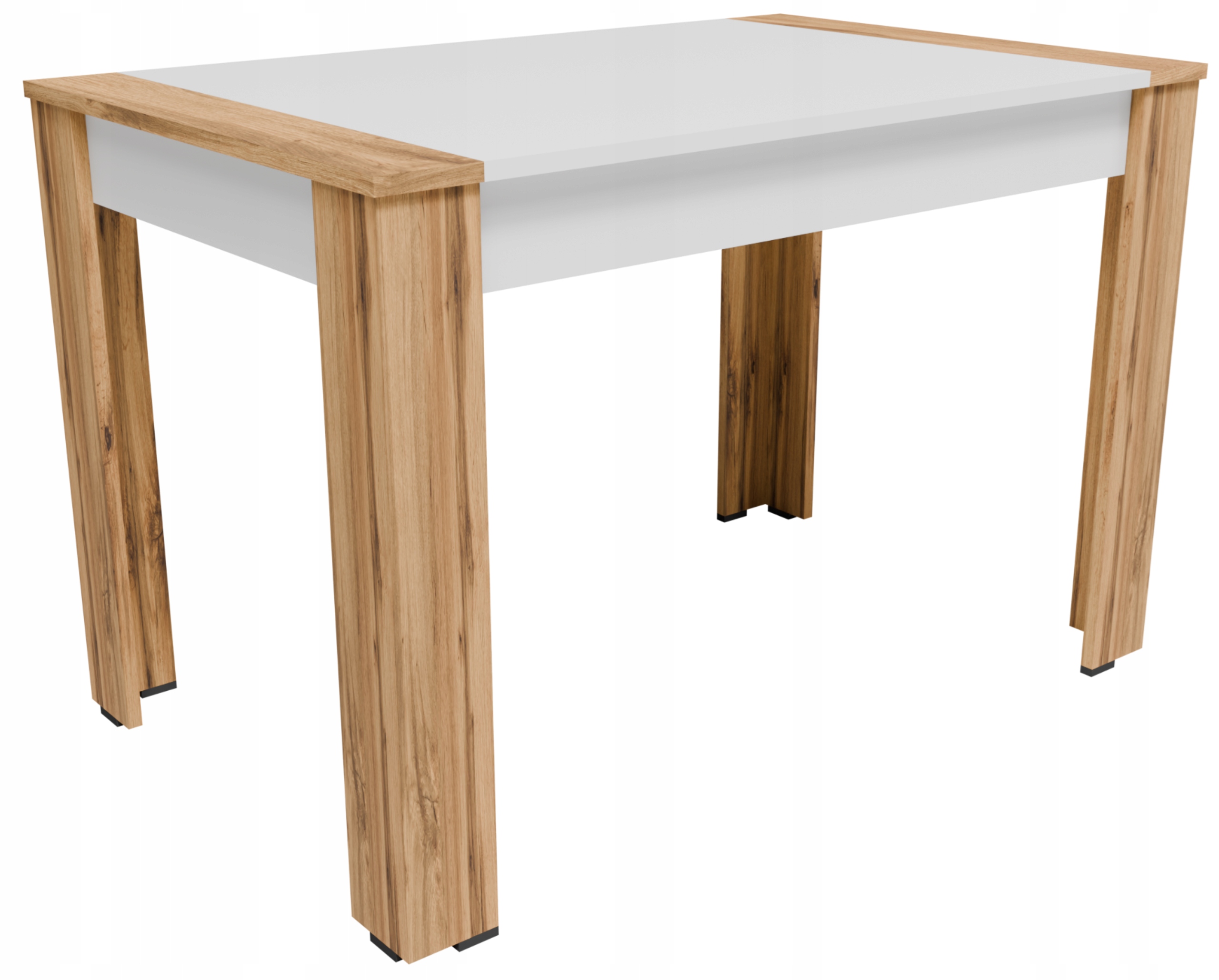 Kuchynský jedálenský stôl CR3-VEGA biely-wotan 110 cm kuchyňa jedáleň izba