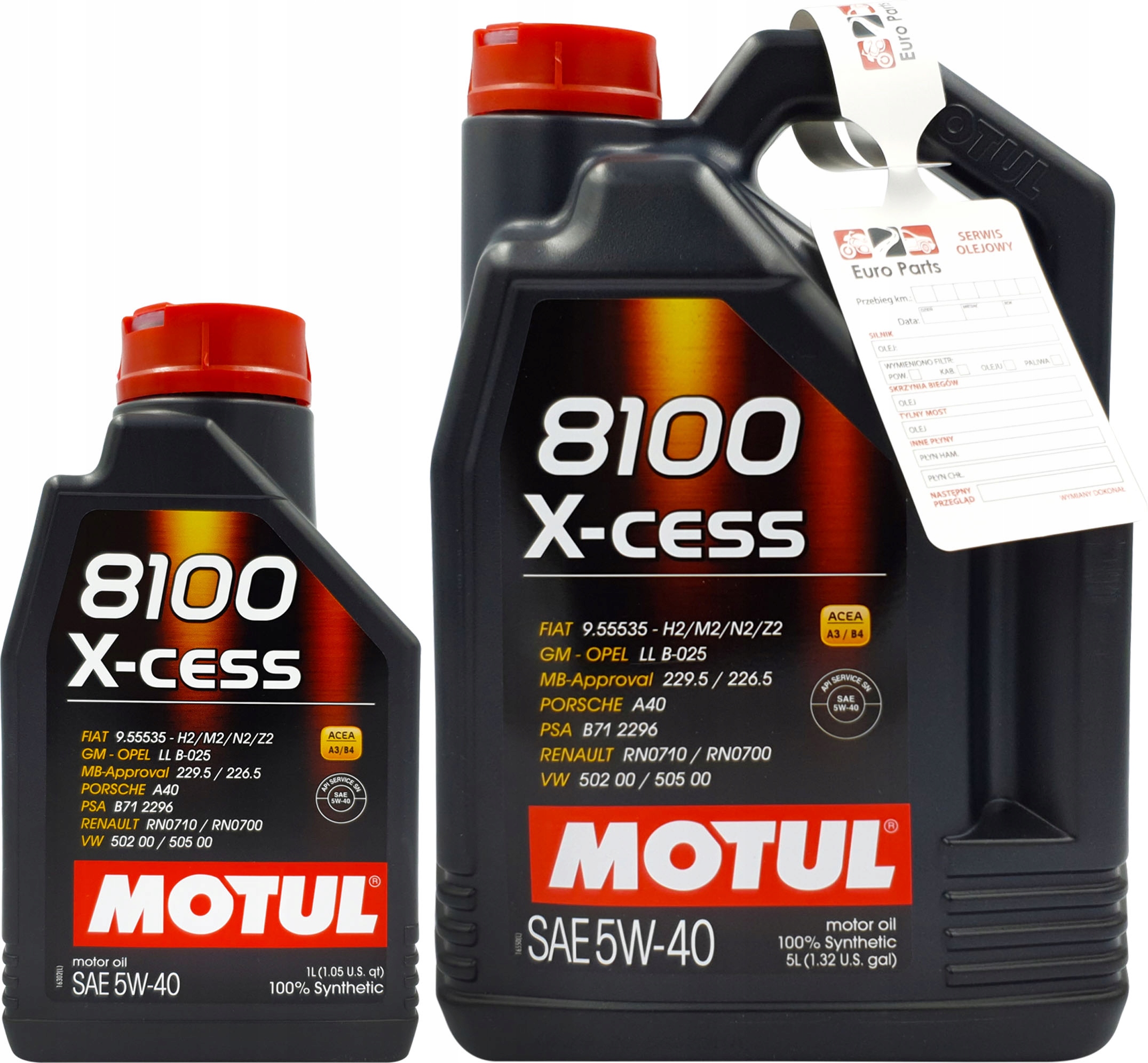 

Motul 8100 X-cess Olej 5W40 6L RN0700 RN0710