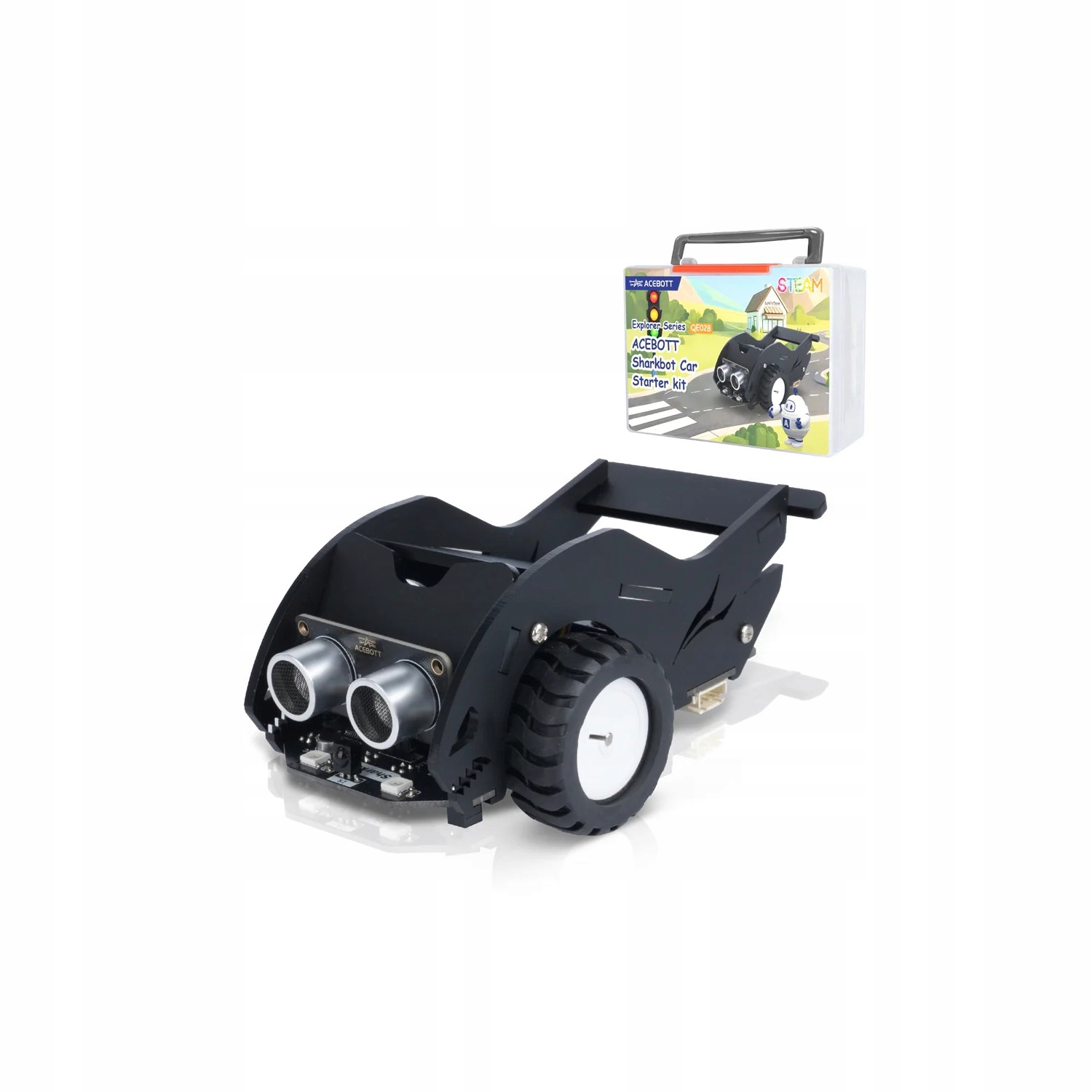 Acebott QD028 Robotická sada 2v1: Míč a bojové vozidlo