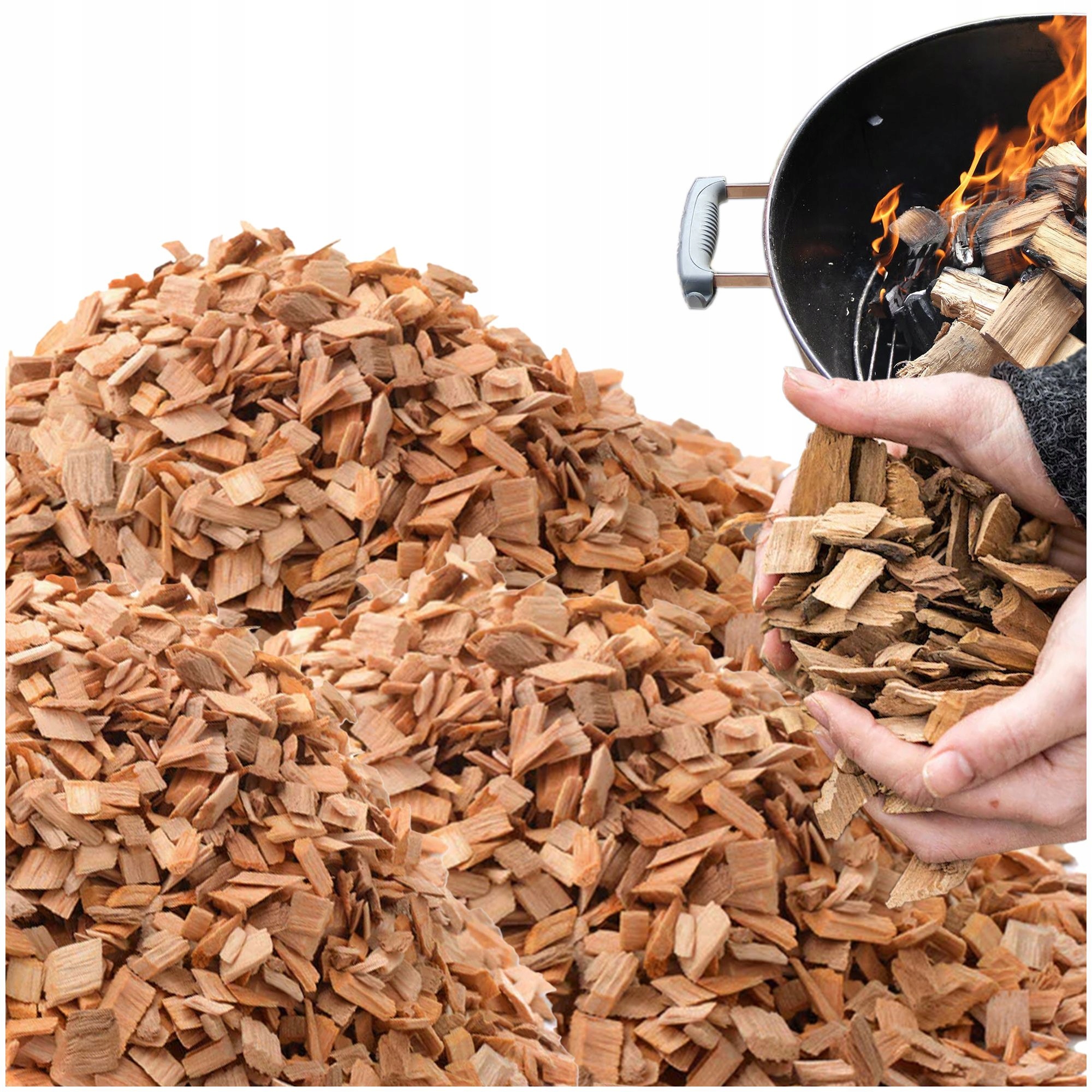 Udící Štěpky Na Uzení Buk 15 Kg KL08 Dřevo Hobliny Suché Bukové Eko