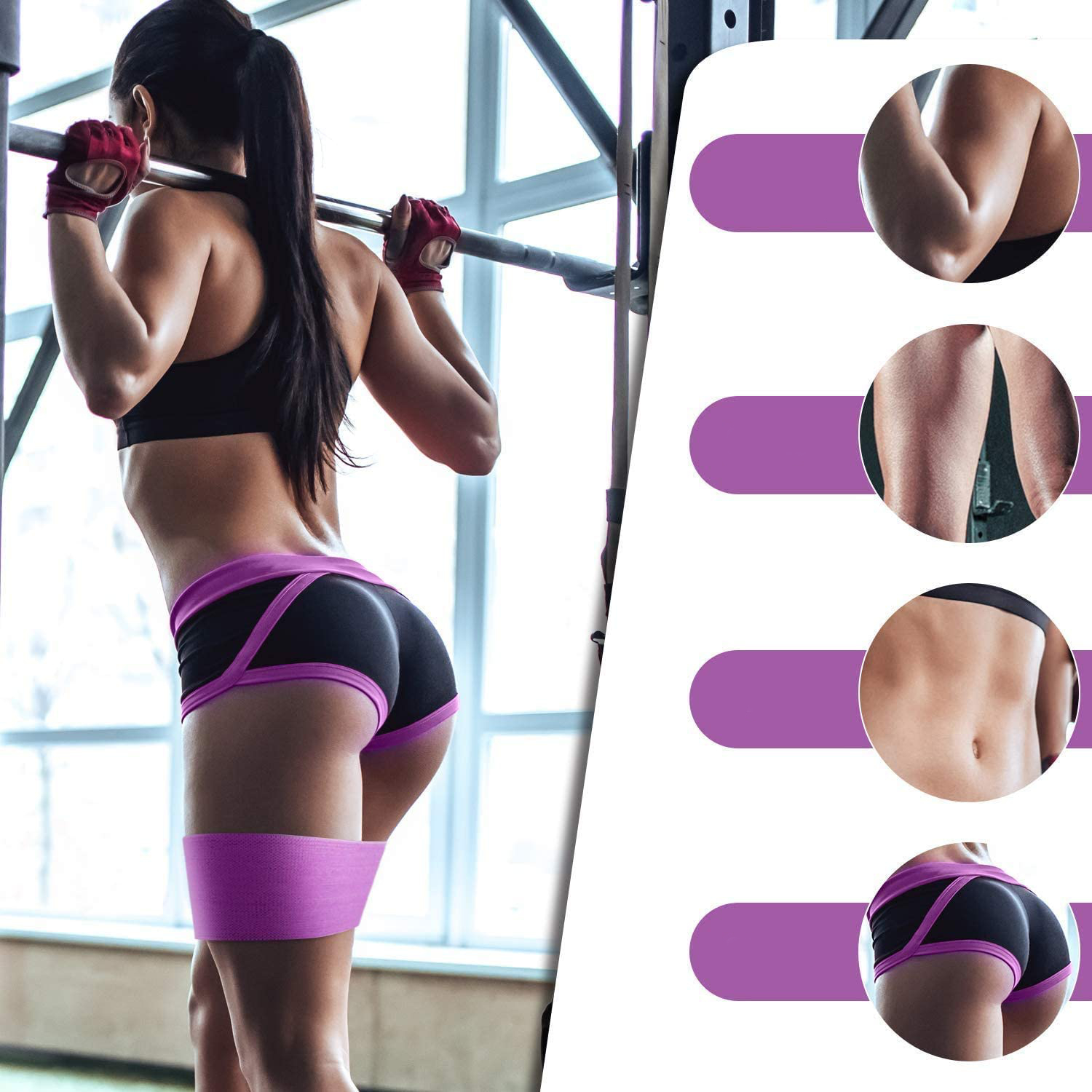 ZESTAW 3 GUMY OPOROWE TAŚMY MATERIAŁOWE DO ĆWICZEŃ Marka Nela-Styl