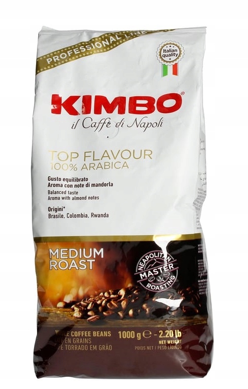 Kawa ziarnista arabica 100% Kimbo Espresso Bar Top Flavour 1000 g