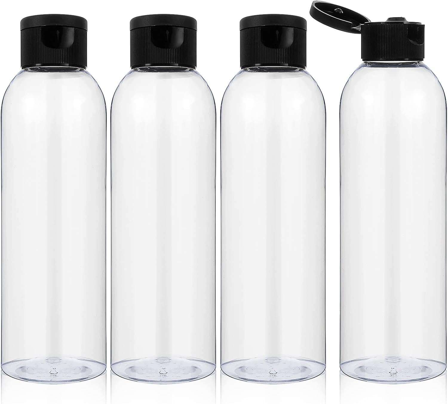 Cestovní Láhve 200 ML Průhledné, Vzduchotěsné, Sada 4 Ks