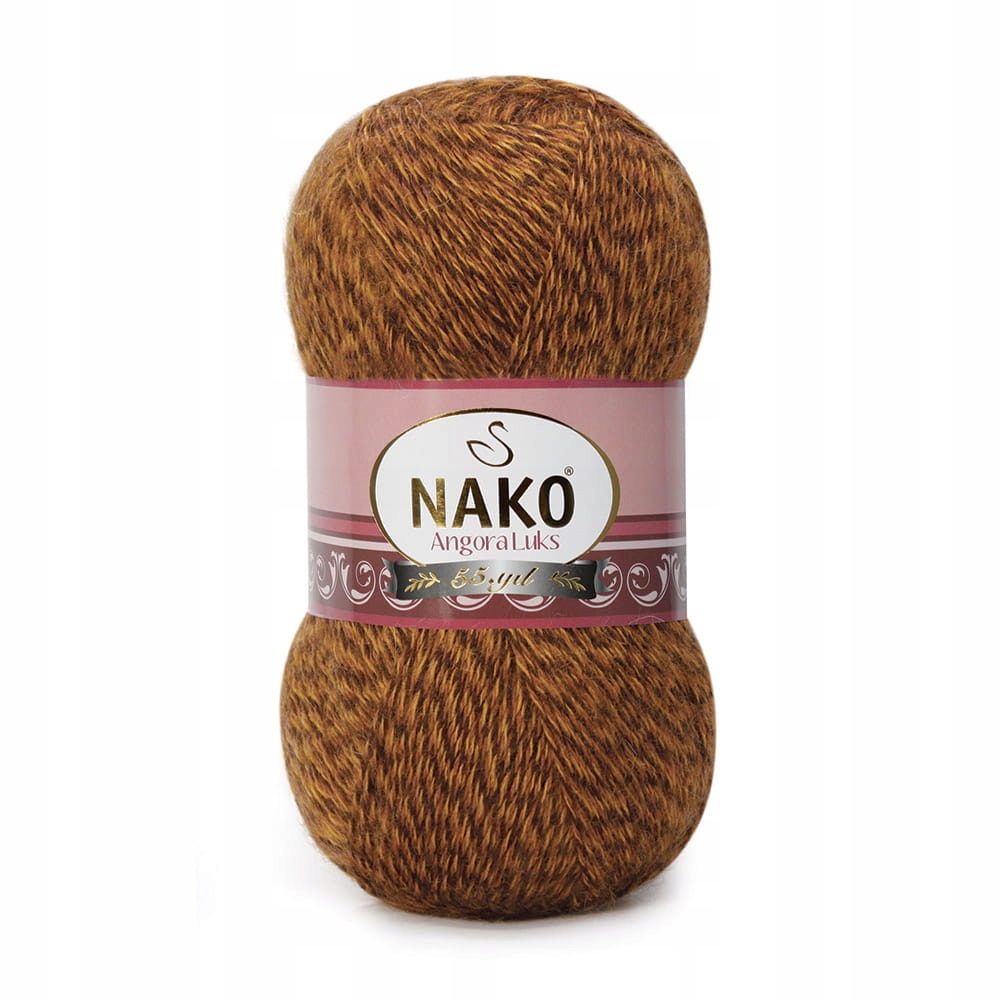 Włóczka Nako Angora Luks 100g kolor: 21361/rudy me