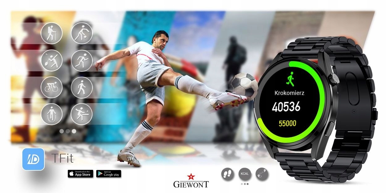 ZEGAREK MĘSKI SMARTWATCH POŁĄCZENIA TĘTNO PL MENU Rodzaj smartwatch