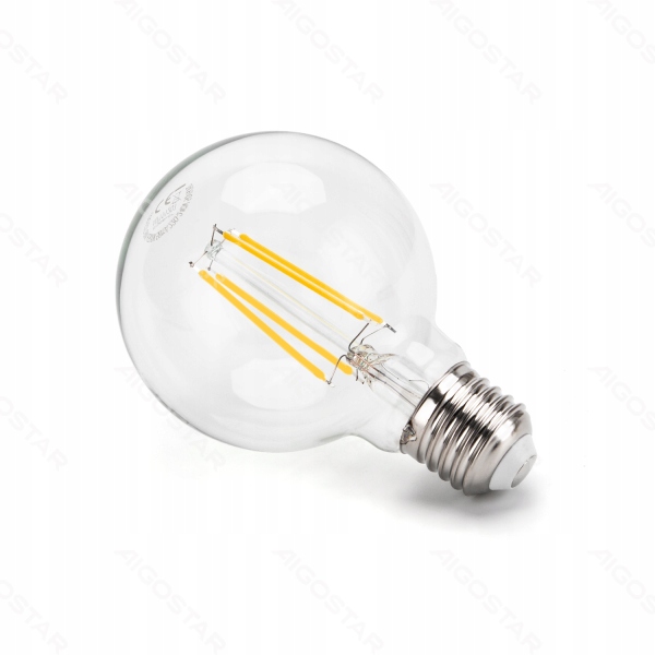 

Żarówka Led E27 4W Retro Filament Ciepła G80 230V