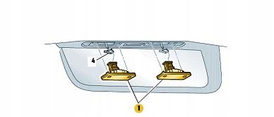 СВЕТОДИОДНАЯ ЛАМПА НОМЕРНОГО ЗНАКА SKODA 5NA943021