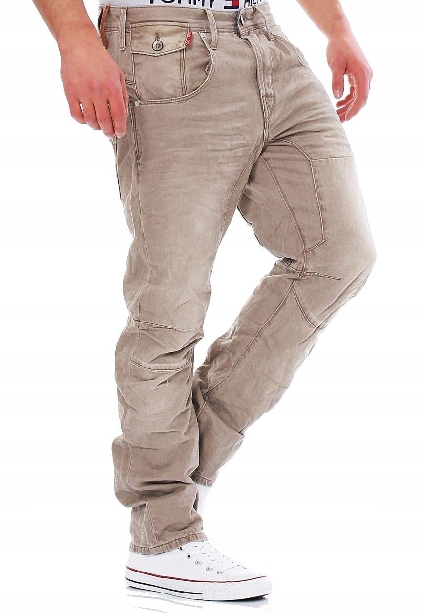 

Jack Jones camel Bojówki beżowe Regularne _ 30/30