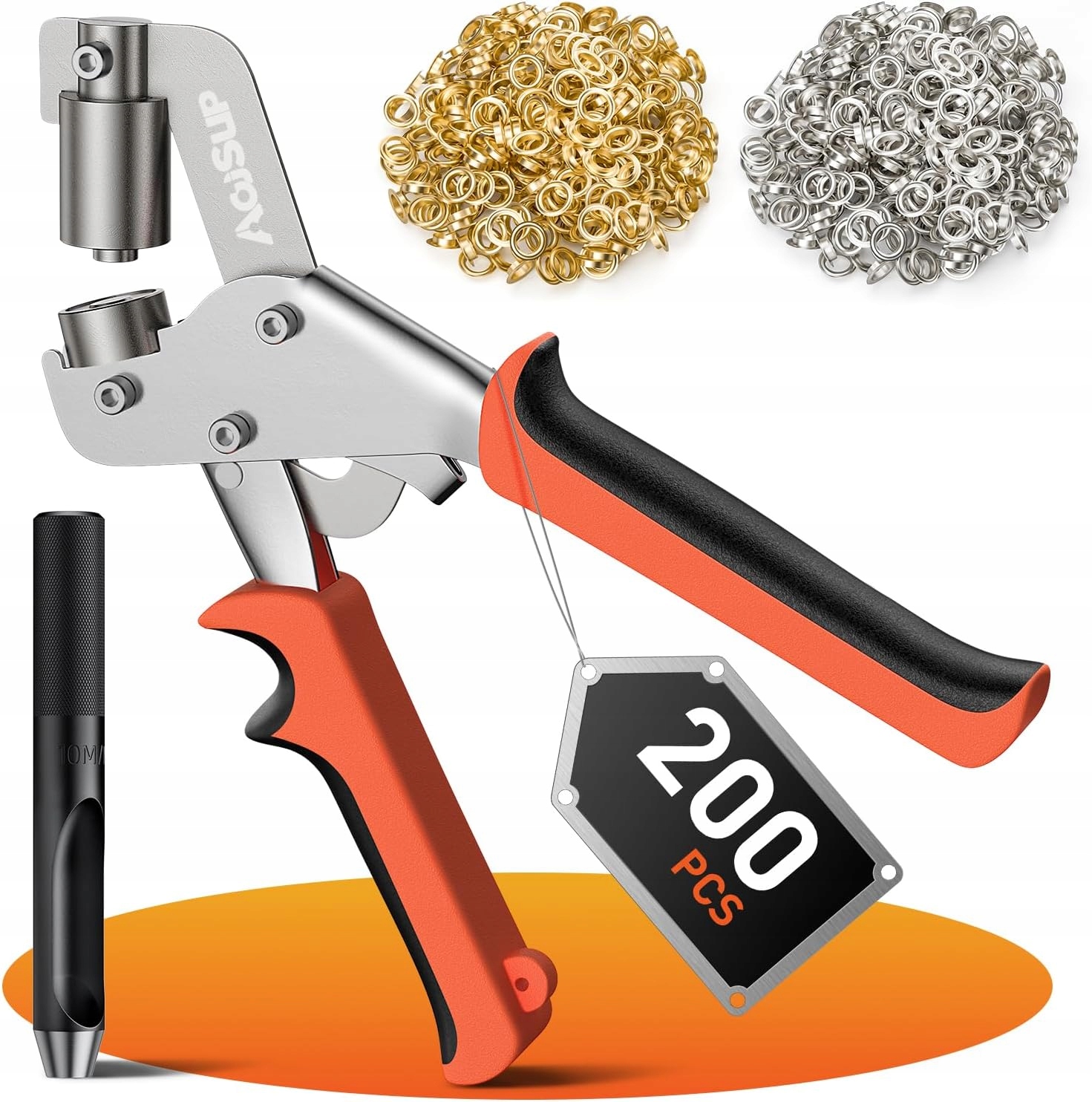 NAPOWNICA MAGNETYCZNA OCZKARKA DO BANERÓW PLANDEK OCZKOWNICA 1cm +200 OCZEK