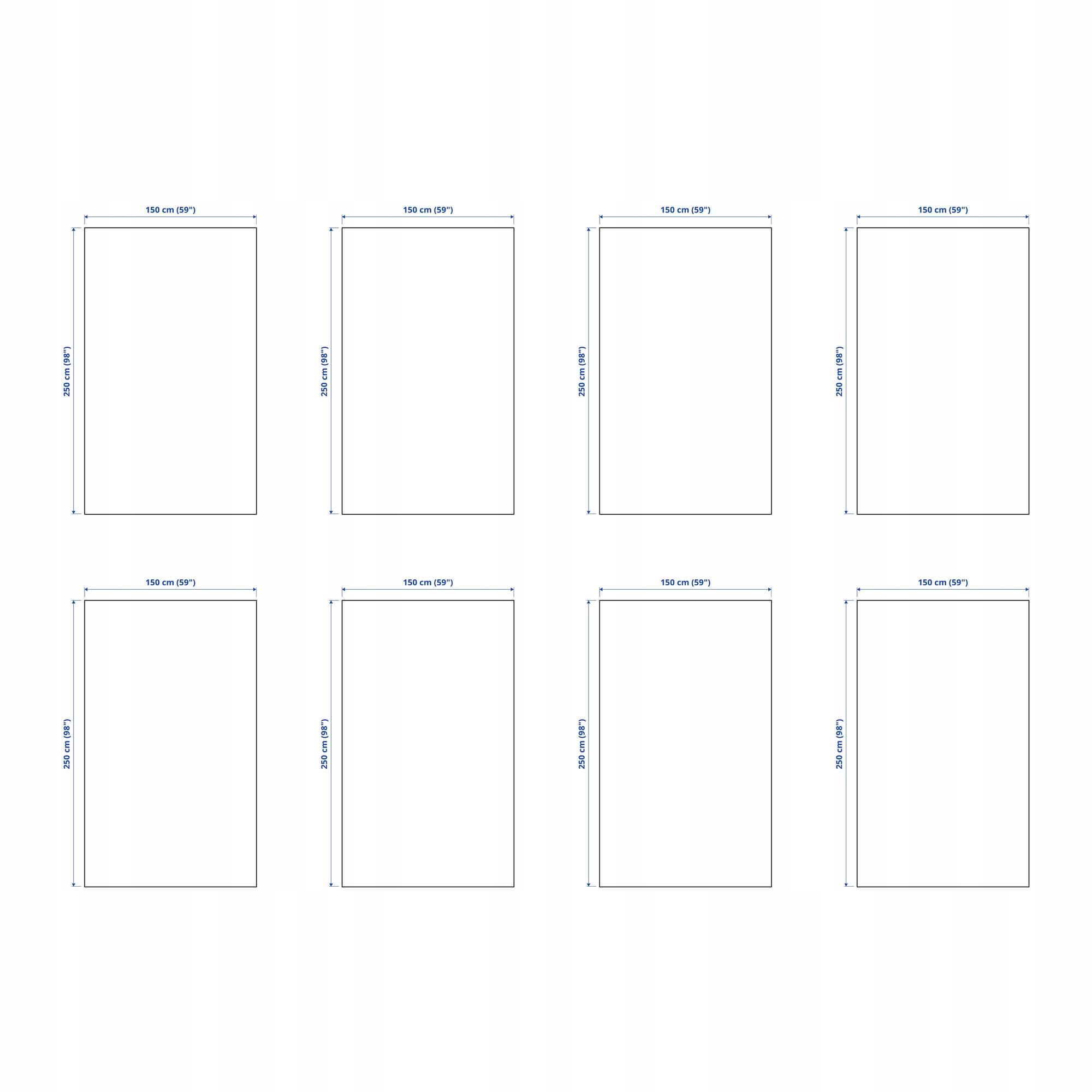 8 ks Přikrývka Indira Bavlna Nebělená 150x250 cm Útulná