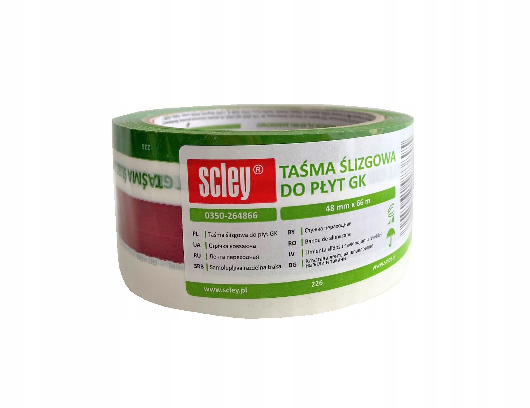 

Taśma ślizgowa do płyt Gk 48mmx66m Scley B. Mocna