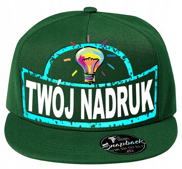 

Czapka Full Cap Snapback Z Własnym Nadrukiem 5P 06