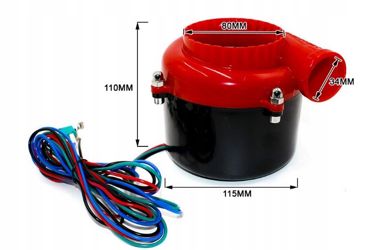 Electronic universal turbo dump valve Producent części Inny