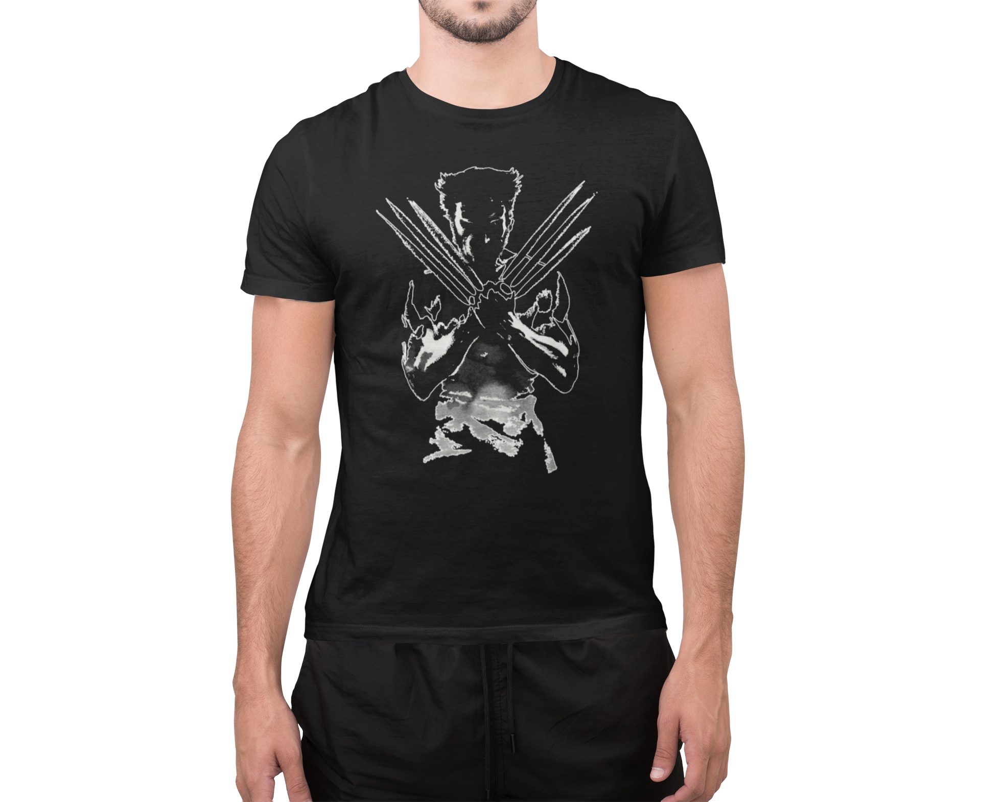

Koszulka T-shirt Z Nadrukiem Wolverine Prezent M