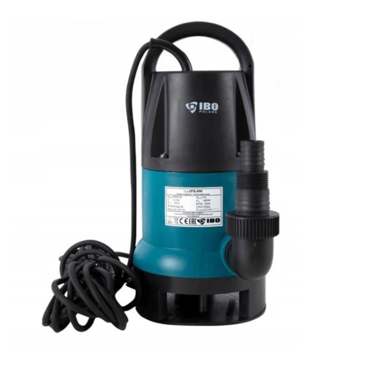 Pompa Zatapialna Z Pływakiem Ipk 400 230V Ibo OPA000476