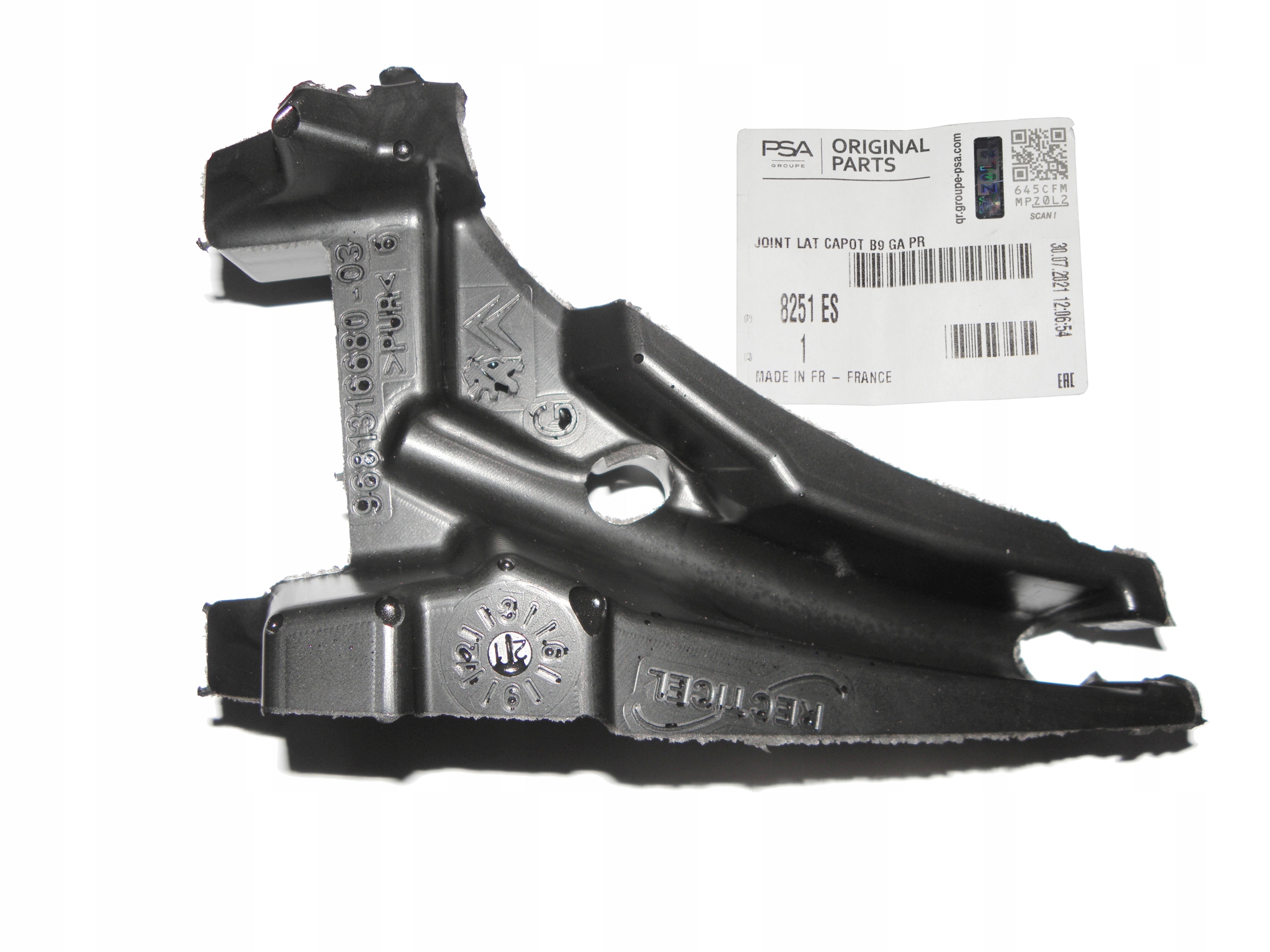 Prawa + Lewa GĄBKA WYGŁUSZENIE PODSZYBIA PEUGEOT PARTNER CITROEN BERLINGO Numer katalogowy oryginału 8251ET