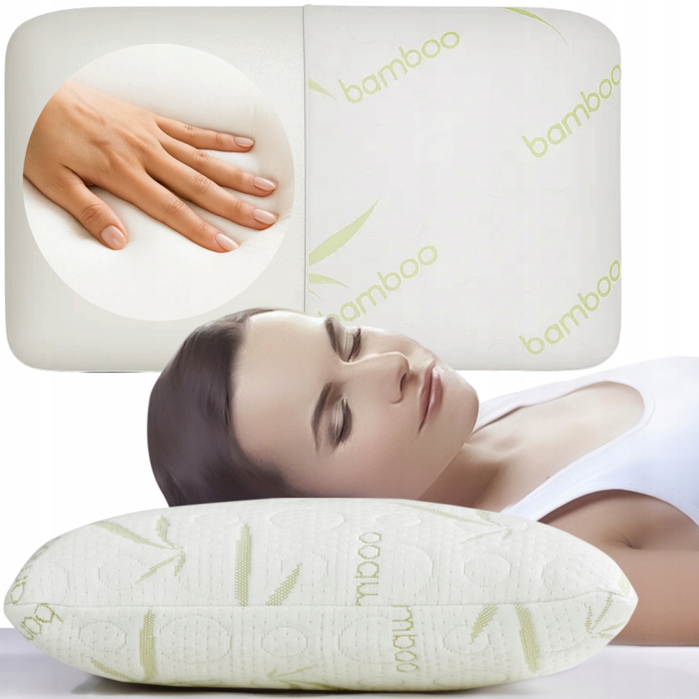 TERMOPLASTYCZNA PODUSZKA ORTOPEDYCZNA DO SPANIA KONIEC Z BÓLEM 40x60cm