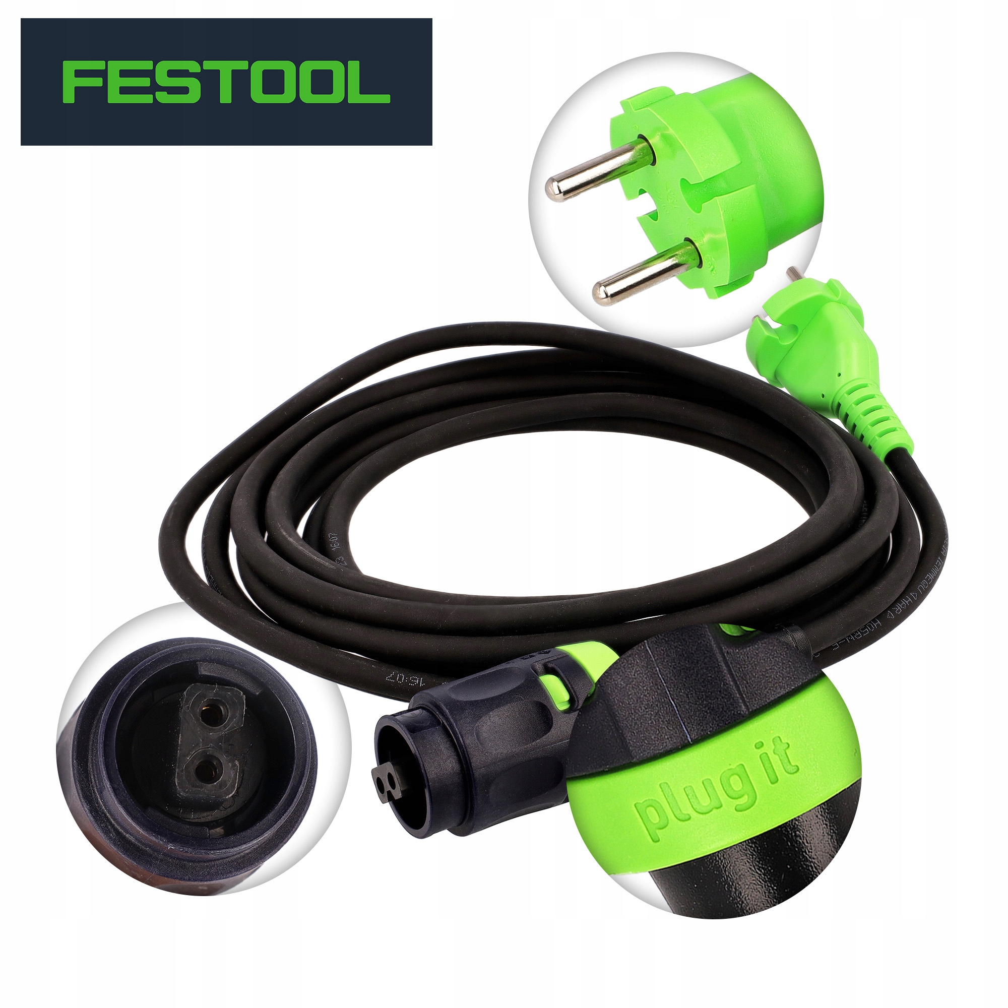 Przewód Plug-It FESTOOL 4 m Kabel Zasilający Gumowy H05 RN-F-4 203914 1szt Model PLUG IT H05 RN-F4/3
