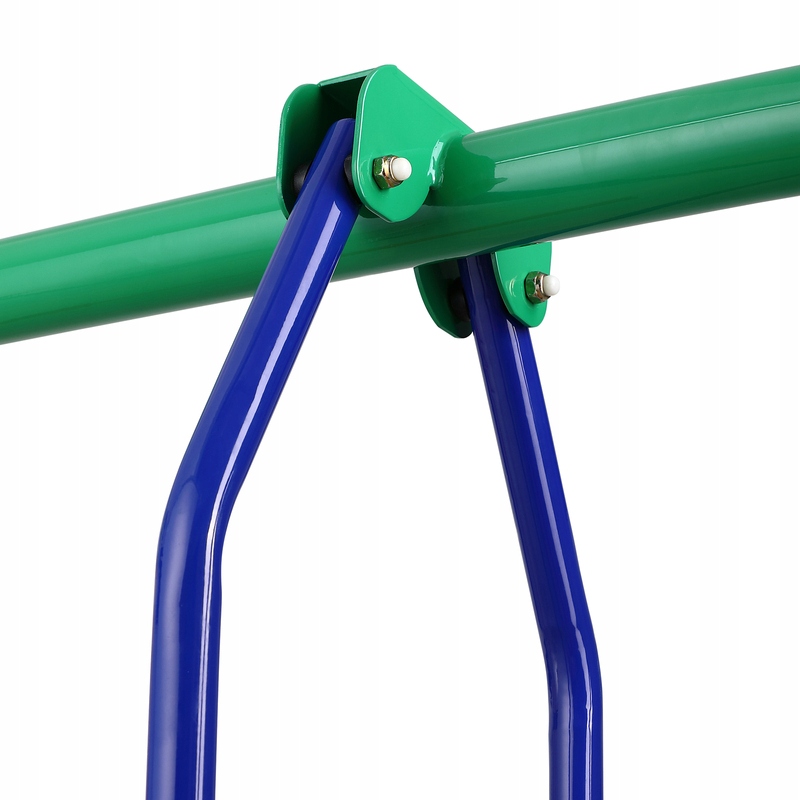 HUŚTAWKA OGRODOWA DLA DZIECI PLAC ZABAW 3 HUŚTAWKI Materiał metal