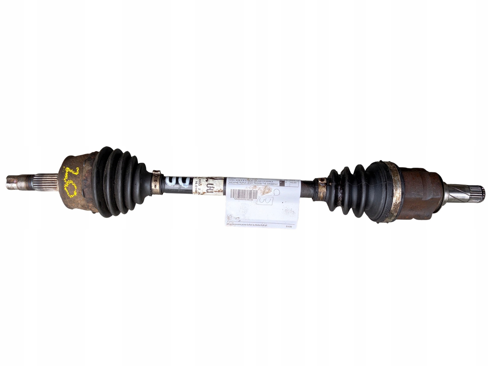 OPEL CORSA D 1.2 16V 1.4 16V semi-axis short. left UU OPIS! PO20