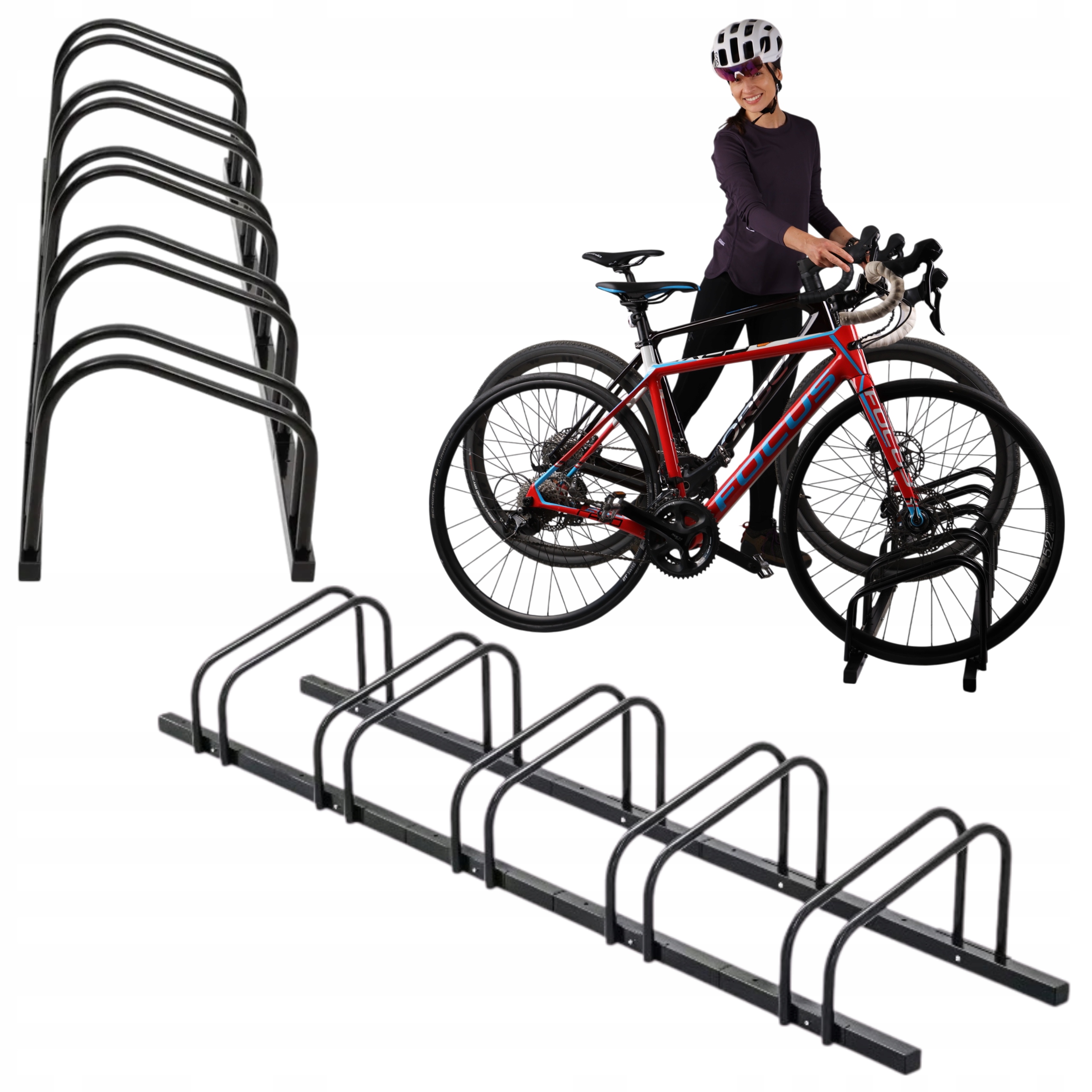 Stojan Na 5 Jízdních Kol, Ocelová Stanoviště, Oboustranný Úložný Prostor