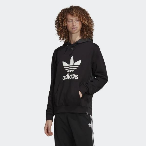 Mikina Adidas Fabric Clash Trefoil Hoodie HC1951 M