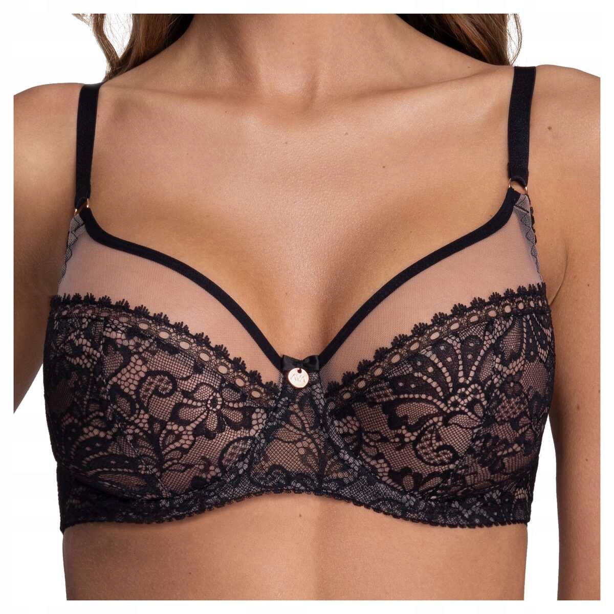 Ava Podprsenka 1396 Crystal černá 95C