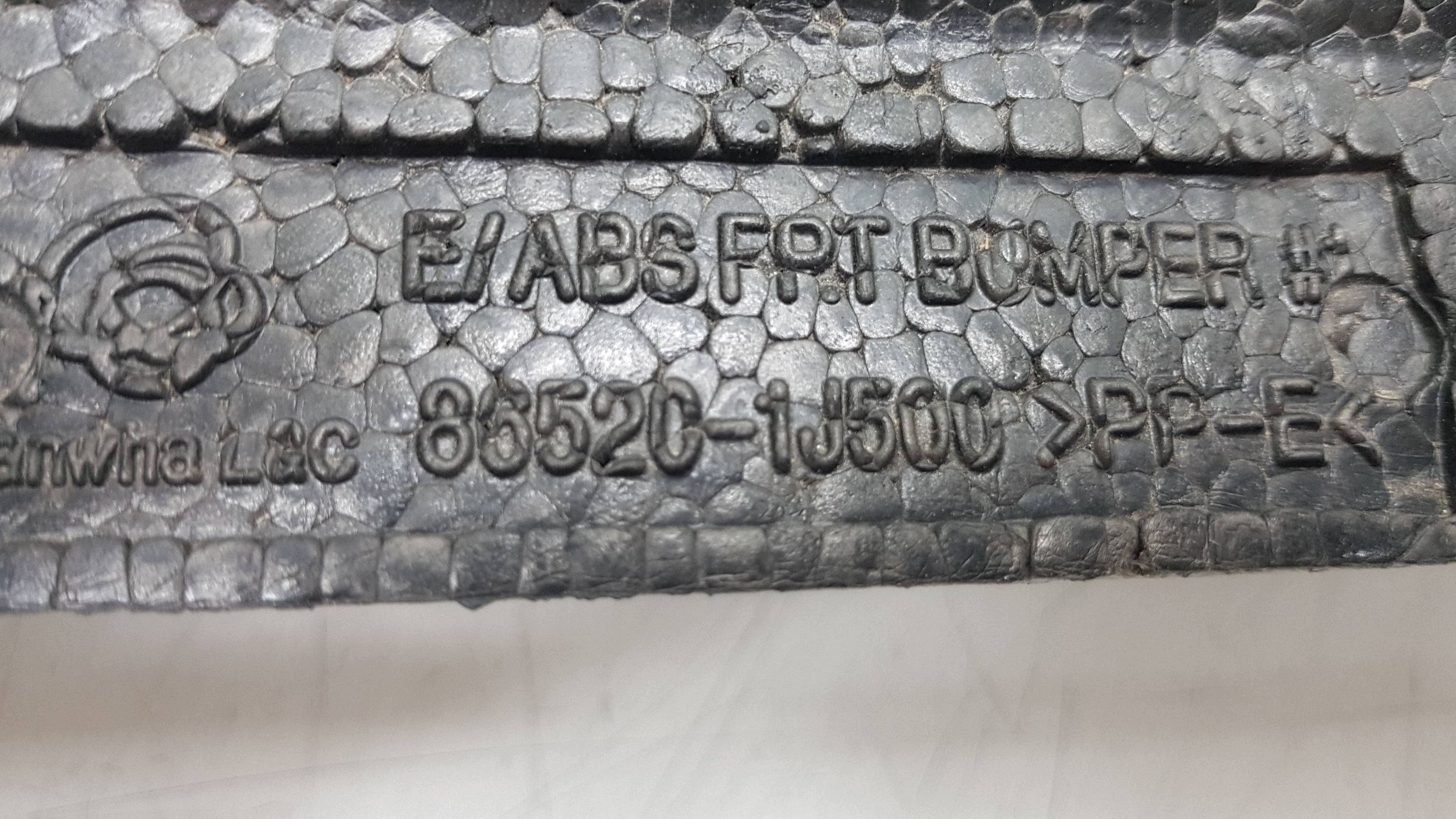 HYUNDAI I10 ABSORBER bumper front 86520-1J500