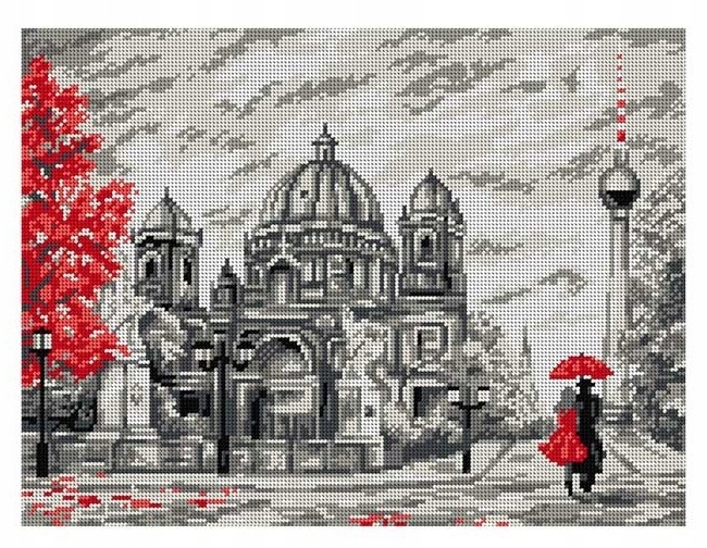 Vyšívací sada, Vyšívací sada, Řím (8031) 30x40cm, Ariadna