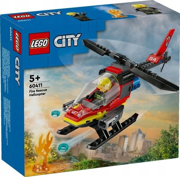 Lego(r) City 60411 Strażacki Helikopter Ratunkowy Dla Dziecka