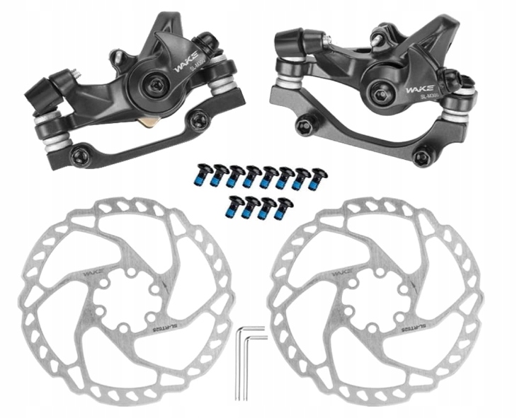 Cysky Mtb mechanické kotoučové brzdy, přední a zadní Set