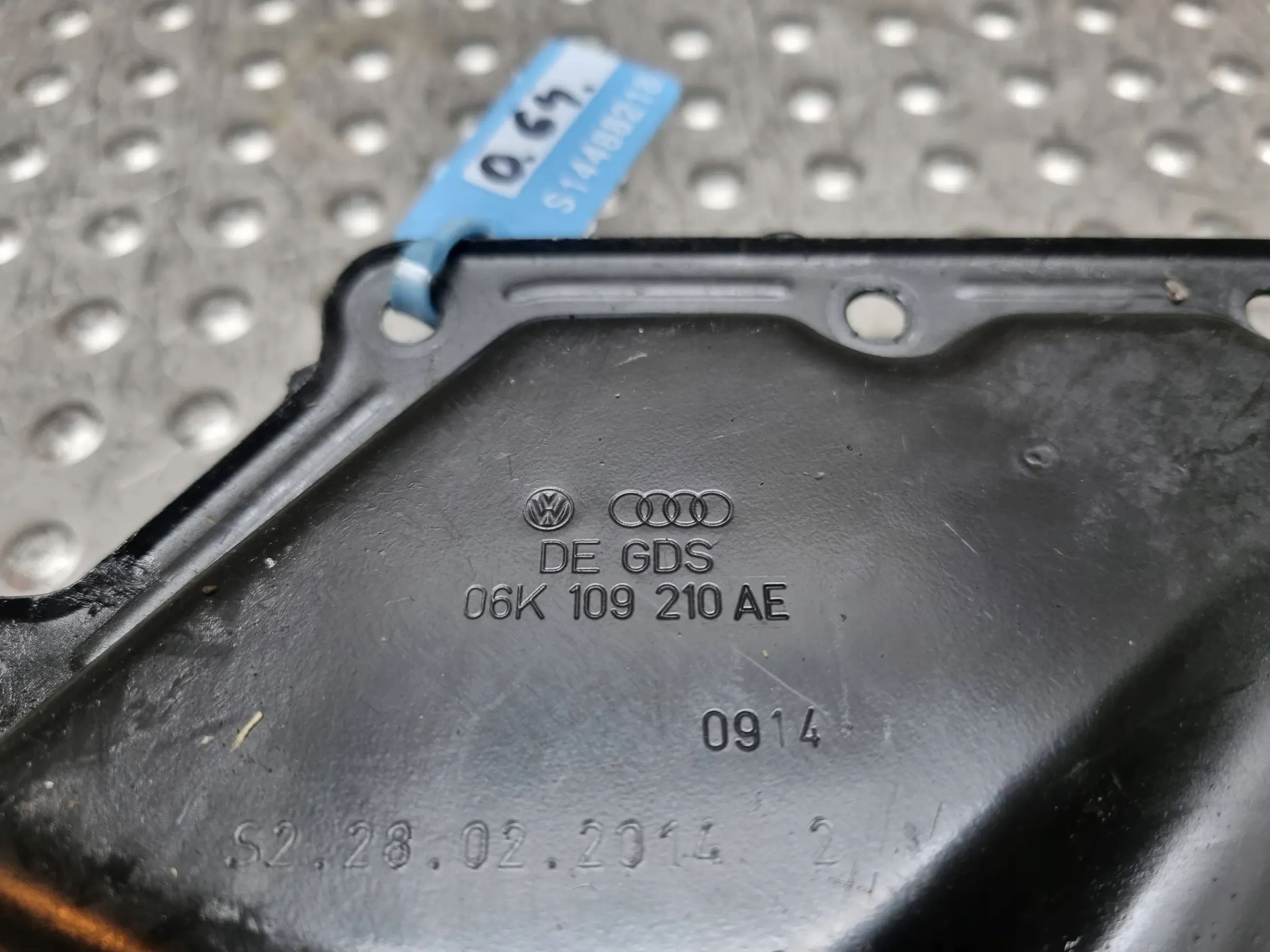 Couvercle carter distribution 06K109210AE VW Audi 2.0 TFSI