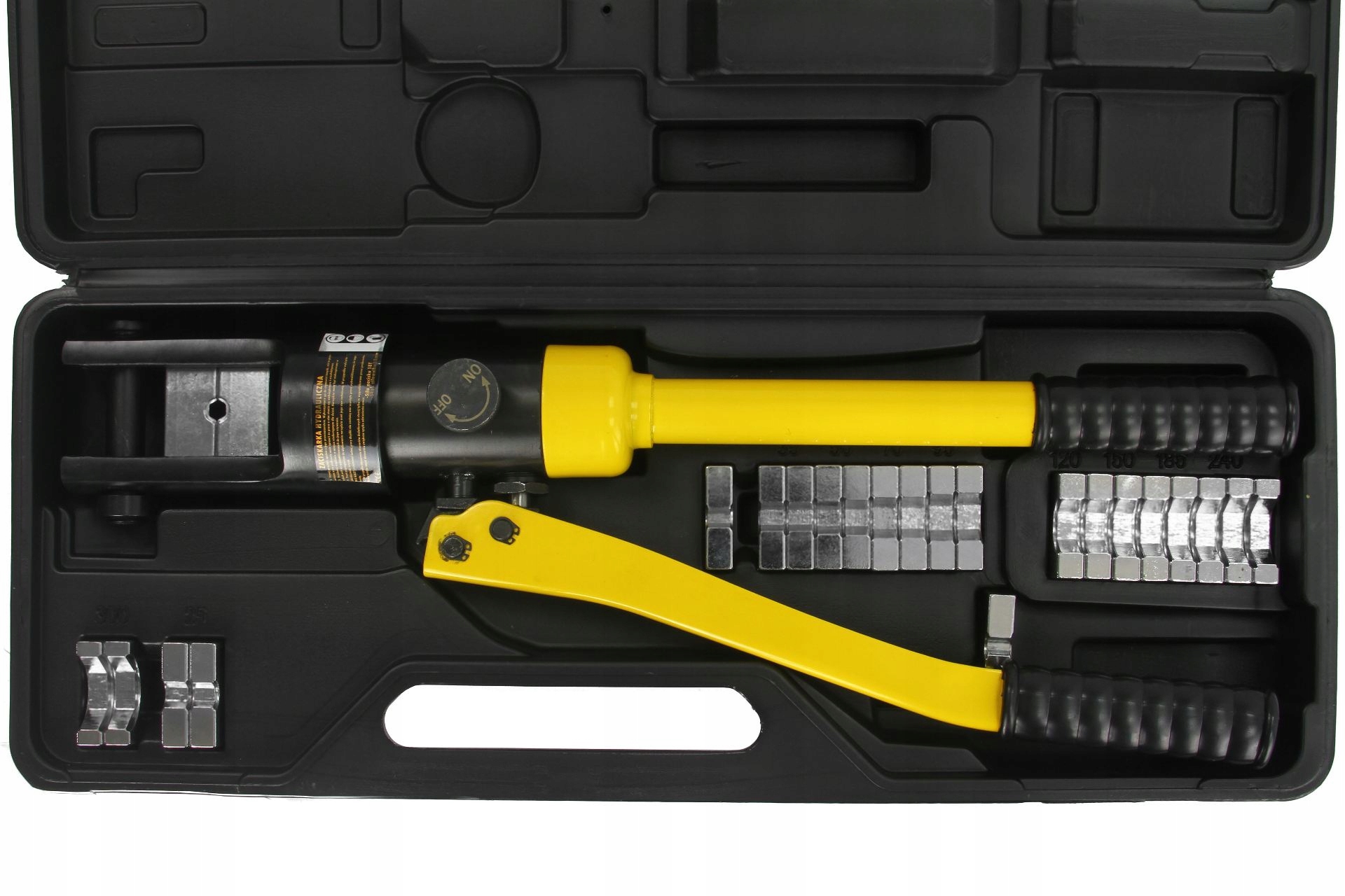 PRASKA HYDRAULICZNA DO KABLI ZACISKARKA RĘCZNA 18T Rodzaj zaciskarka