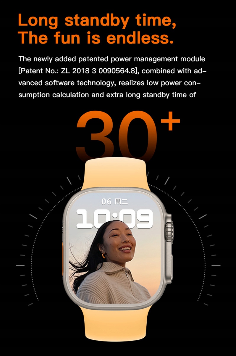 Inteligentny zegarek Połączenie Bluetooth NFC Monitor stanu zdrowia Cechy dodatkowe Bluetooth