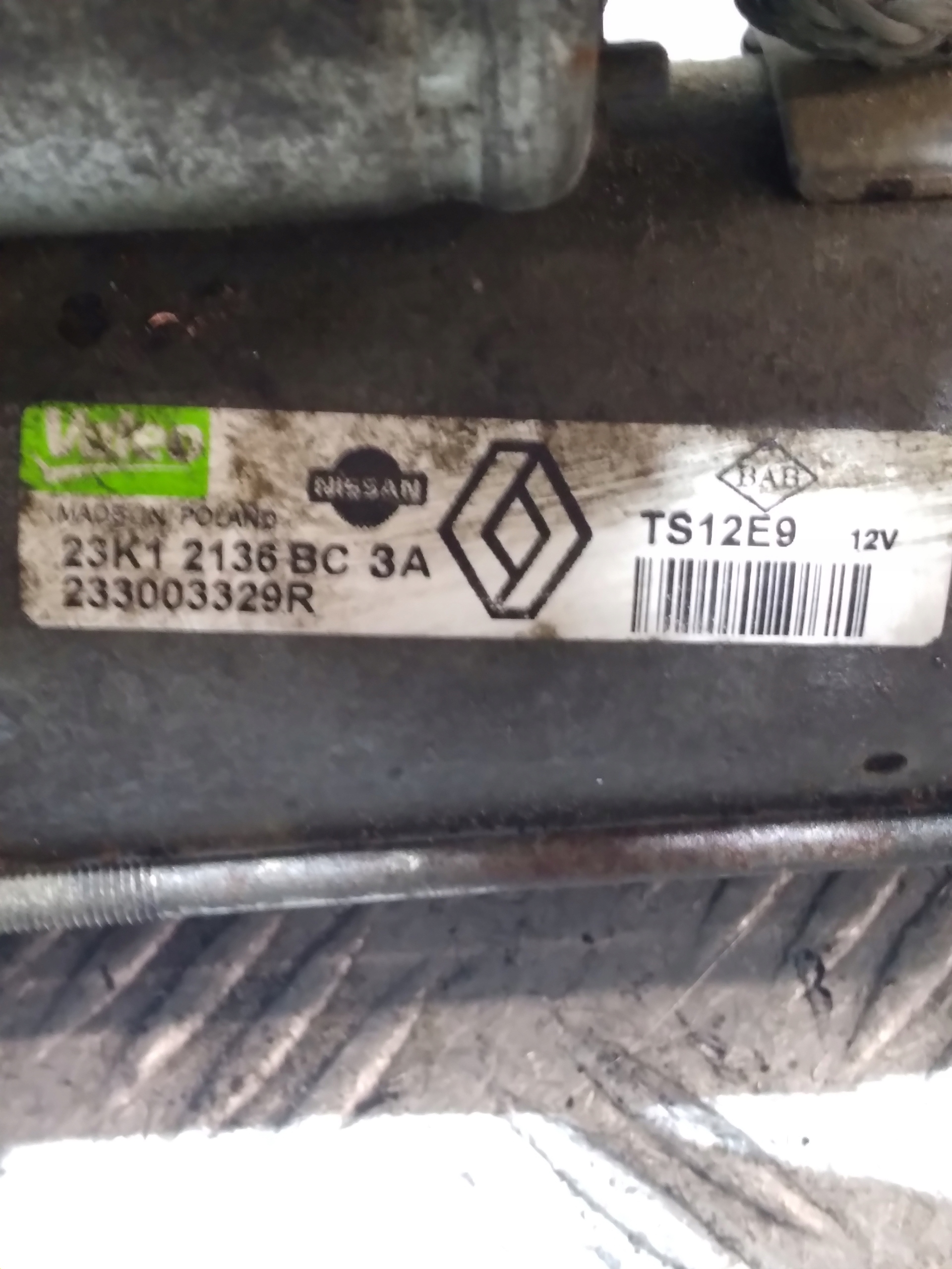 starter RENAULT TWINGO 2 233003329R