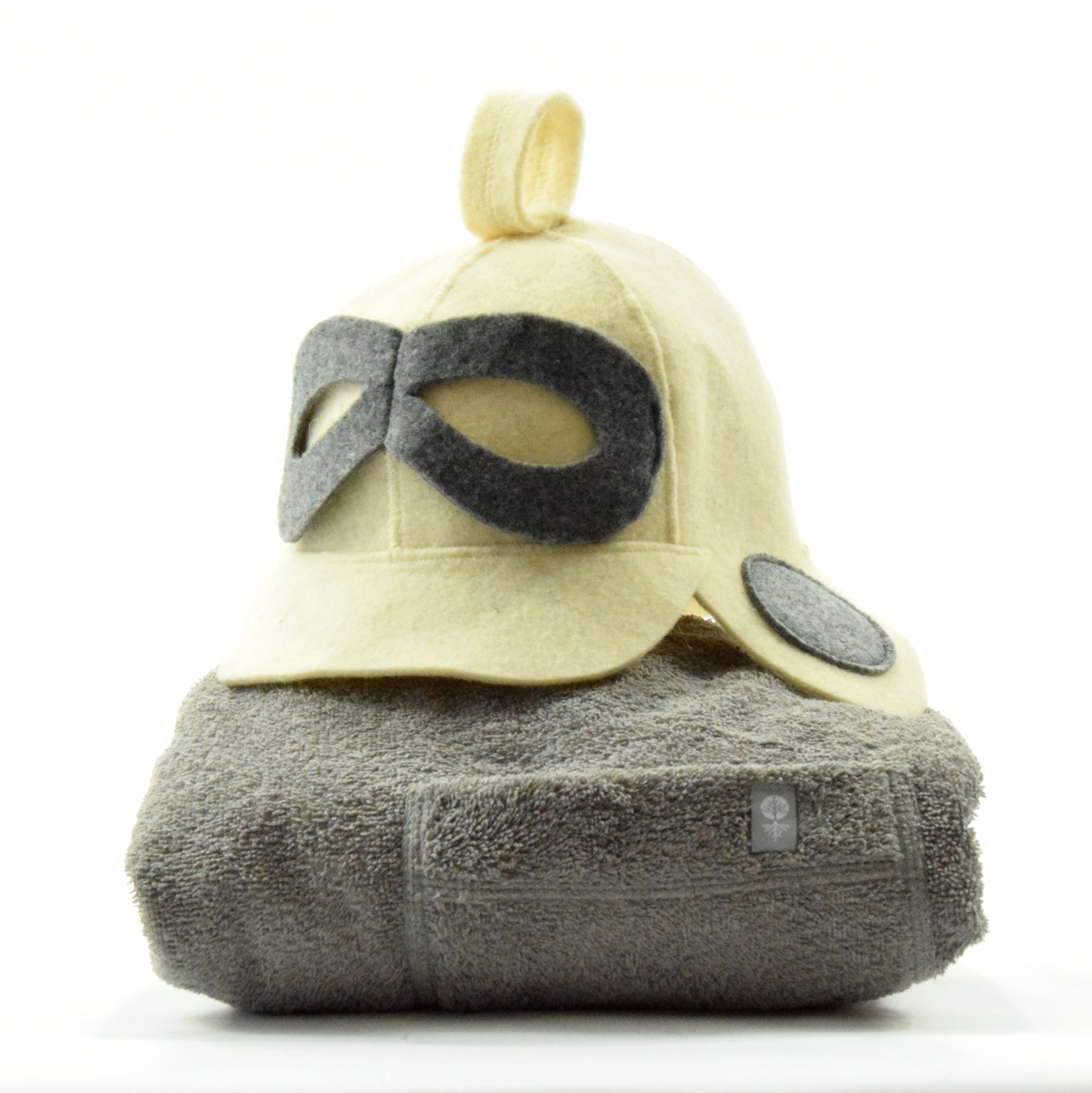 Čepice Klobouk do sauny z vlny Kilt bavlněný pánský set 2 cz vel XL