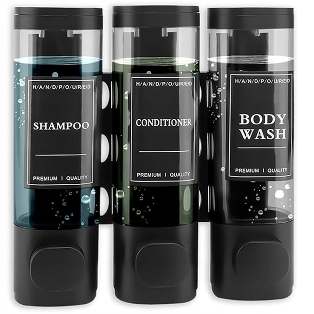 Dávkovač Na Gelový Šampon Pro Zavěšení Do Sprchového Koutu 300 ml 3ks