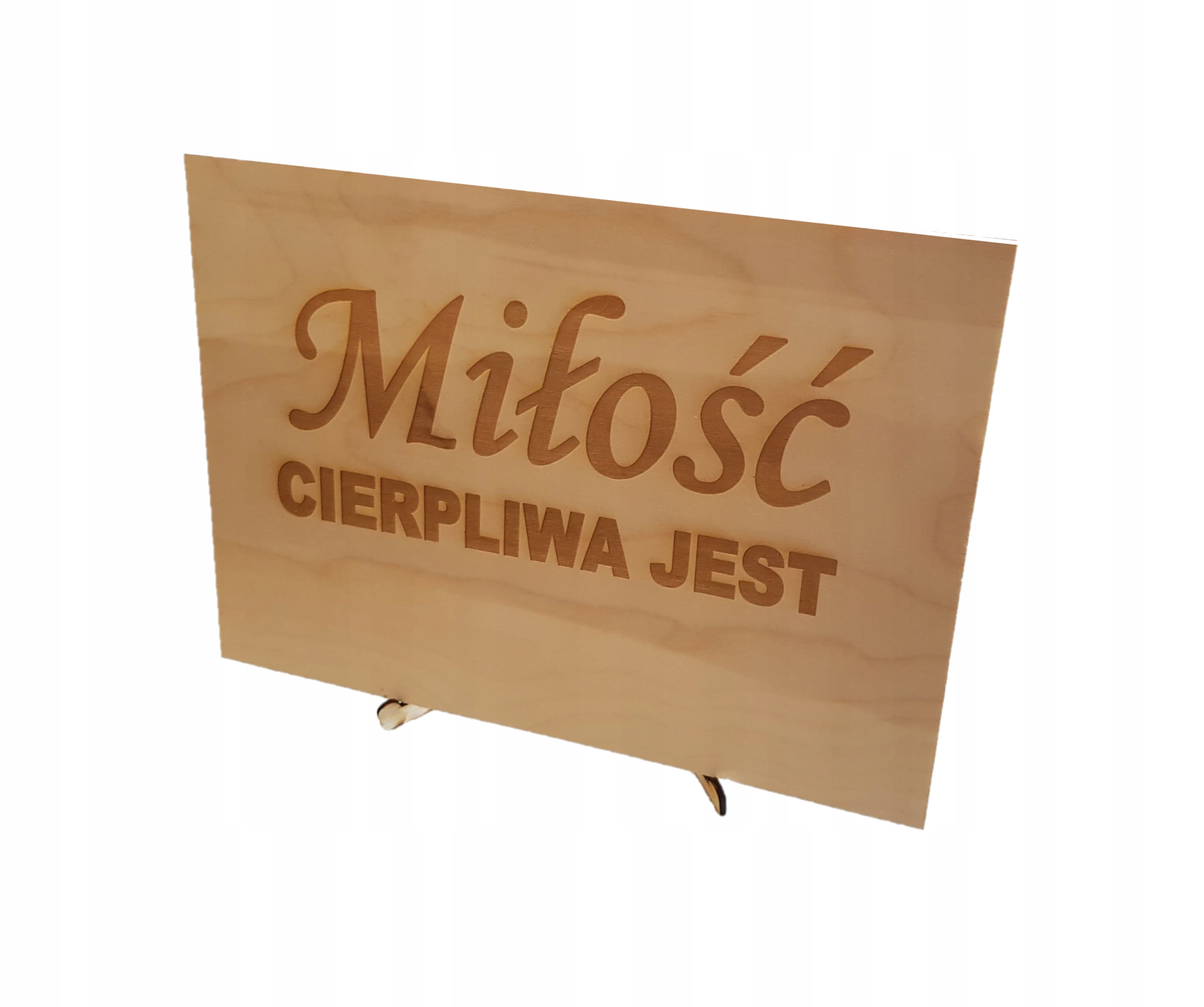 TABLICZKI HYMN O MIŁOŚCI 20X30CM 16 SZTUK DREWNO Kod producenta 5905220302642